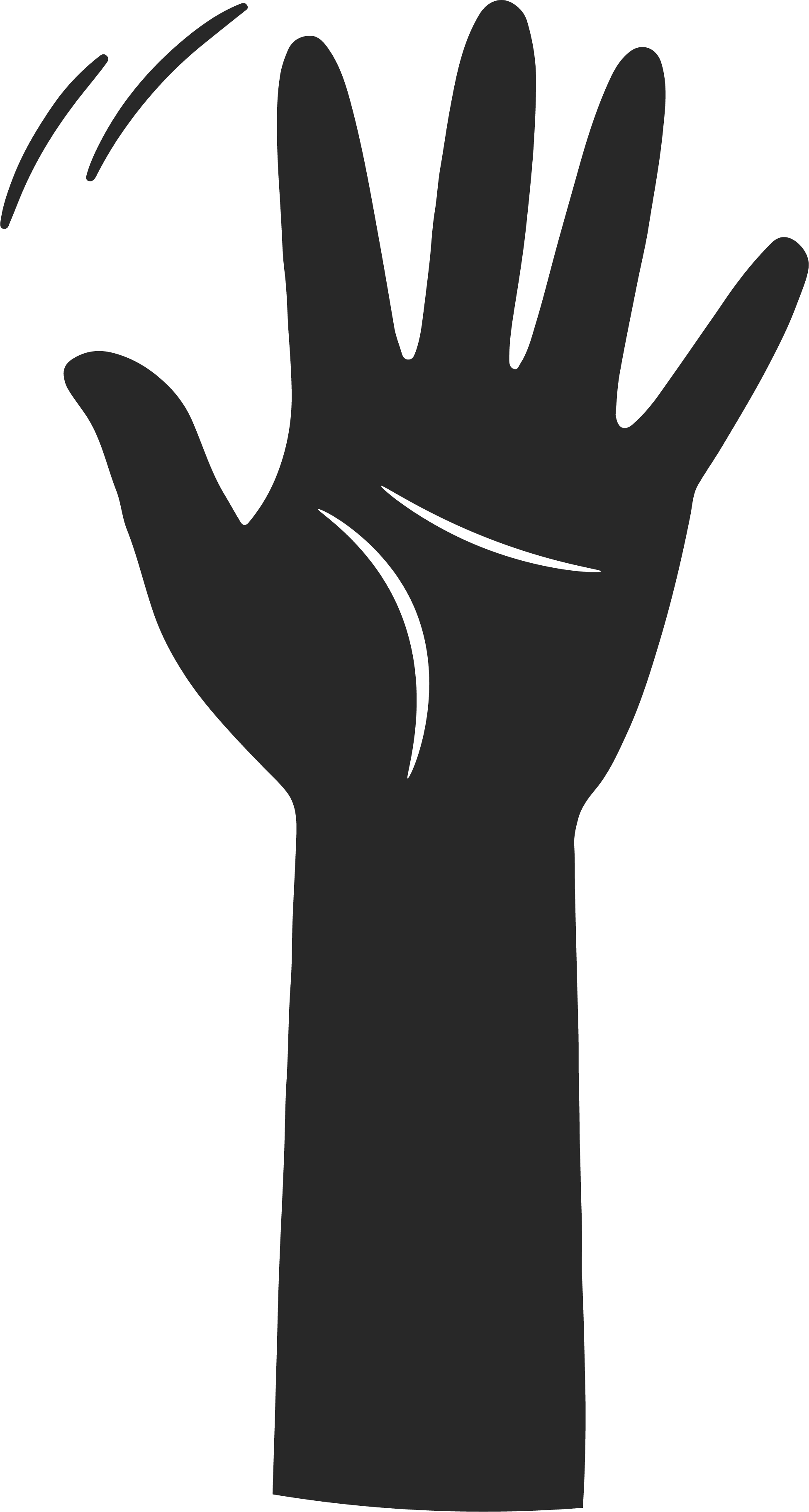 Waving hand